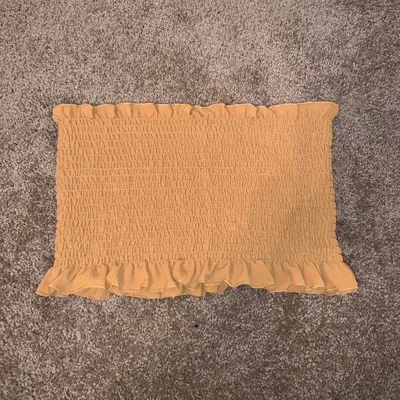 Mustard Tube Top - Picture 2 of 2